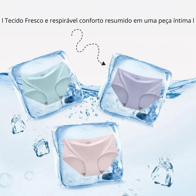 Calcinha Premium Duplo Corte à Laser - Coleção com 10 Unidades + Frete Grátis