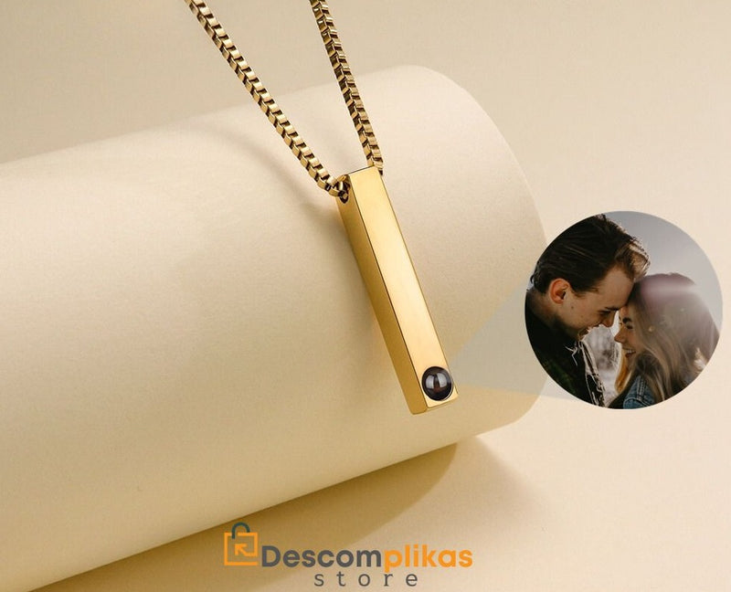 Colar Barra Foto Projeção Personalizada