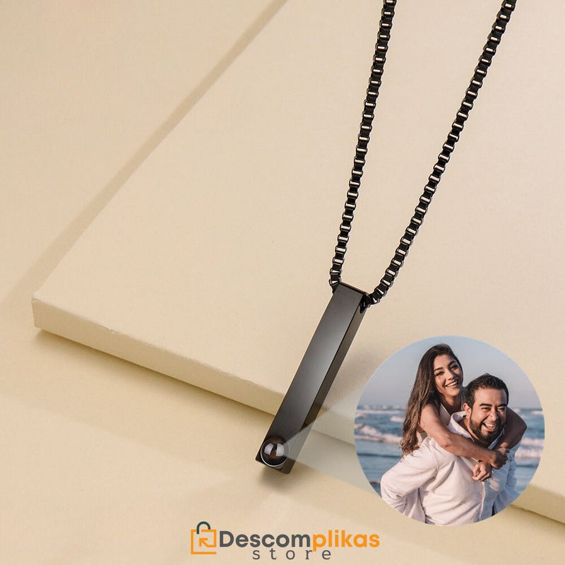 Colar Barra Foto Projeção Personalizada