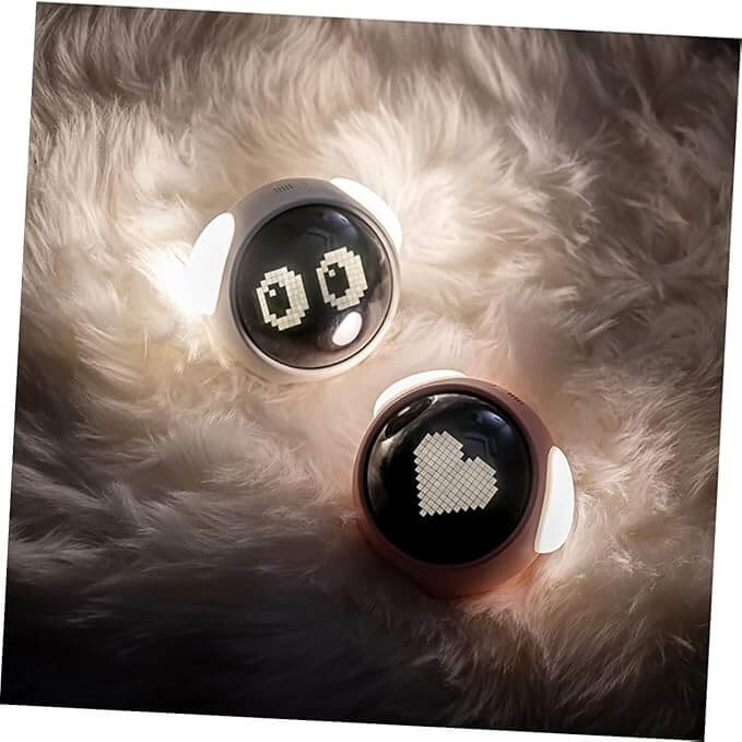 Puppy Amigável - Relógio Despertador luz controlada por voz multifuncional