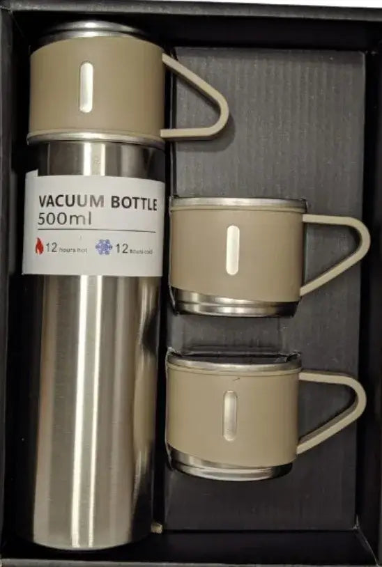 Garrafa Térmica a Vácuo Aço Inox, Garrafa 500ml parede dupla Quente/Frio