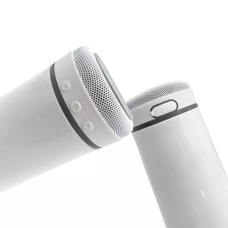 Copo Térmico em Aço Inox com Caixa de Som Bluetooth (tipo Stanley)
