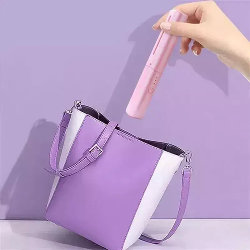 2 em 1 Alisador e Modelador sem fio profissional pente rápido aquecimento íon negativo - Stylus Pro