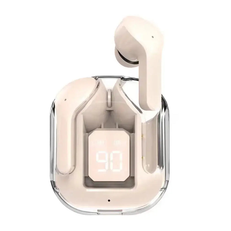 Fone de ouvido sem fio Power Bt30   Alta fidelidade cancelamento de ruído, display digital bluetooth