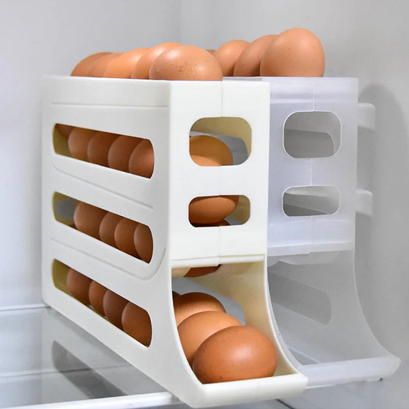 Dispenser Organizador de geladeira caixa de armazenamento para ovos