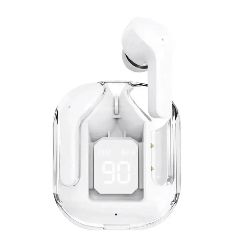 Fone de ouvido sem fio Power Bt30   Alta fidelidade cancelamento de ruído, display digital bluetooth