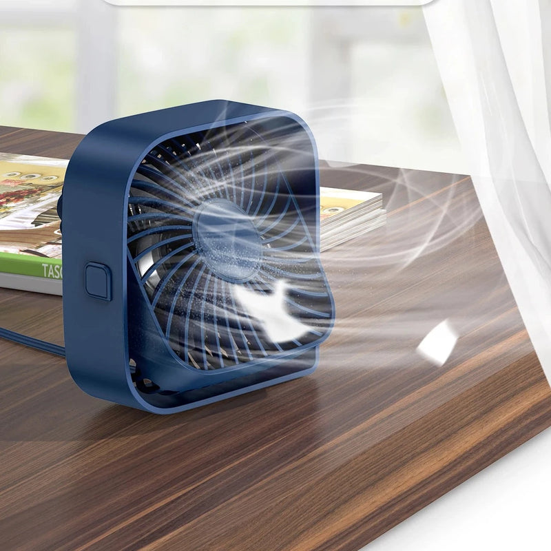 Ventilador de Mesa 360 Mini  - Silencioso com Fluxo de Ar Forte