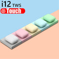 Fone de ouvido Macaron I12 tws sem fio bluetooth 5.0