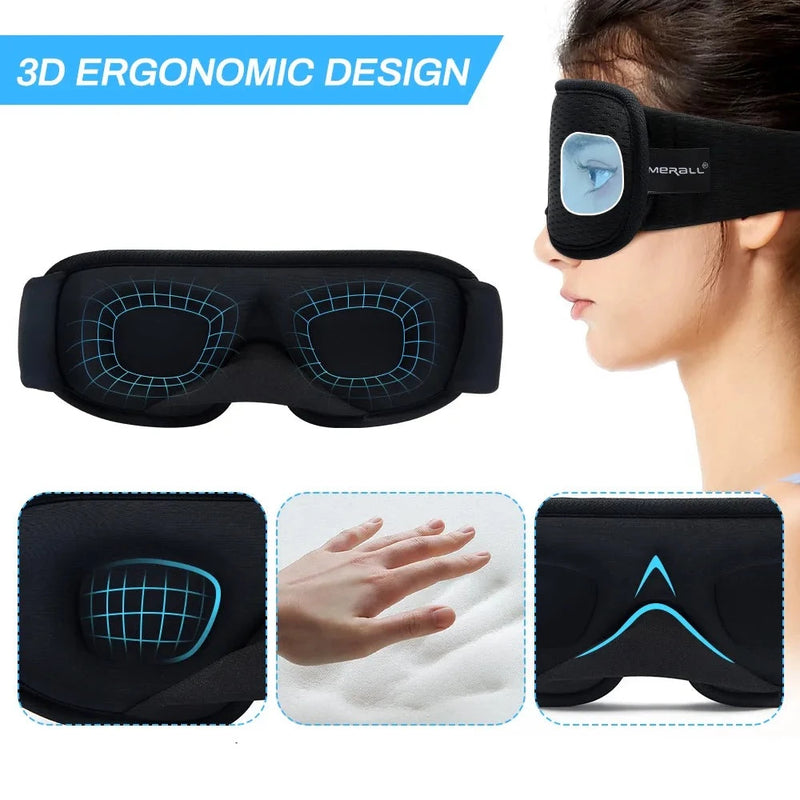 Tridimensionalidade do Sono - Máscara de Dormir 3D Melhor Bloqueio de Luz