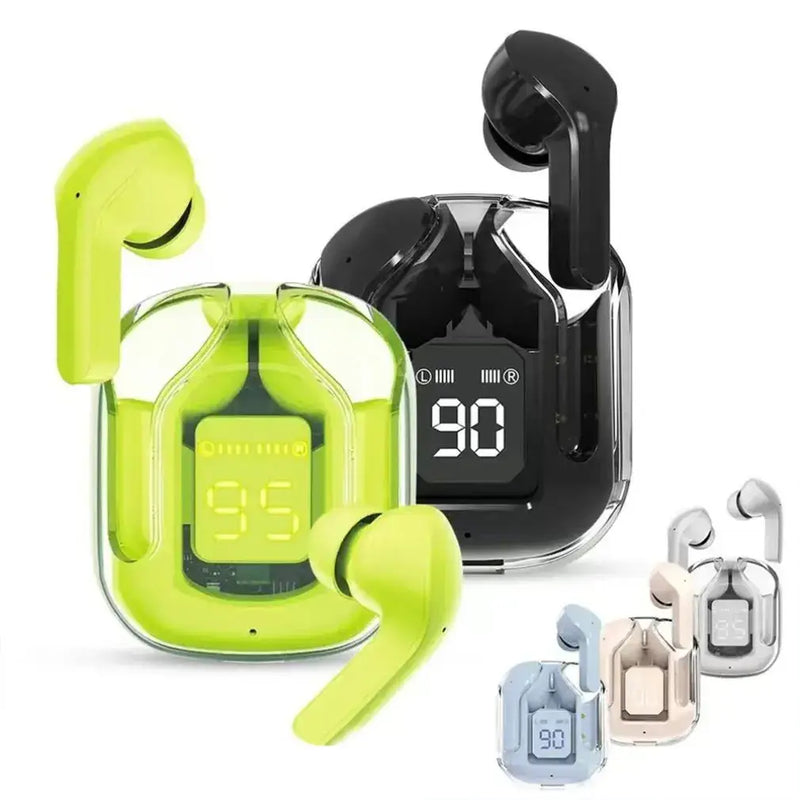 Fone de ouvido sem fio Power Bt30   Alta fidelidade cancelamento de ruído, display digital bluetooth