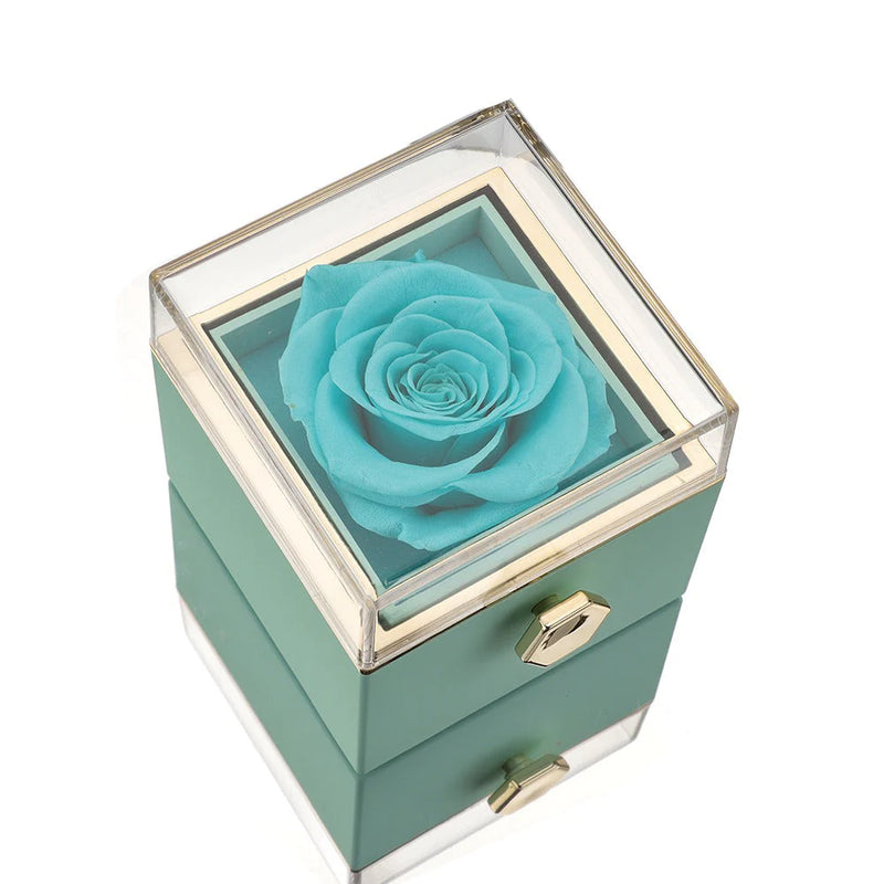 ROMANTIZE - COLAR PERSONALIZADO+CAIXA GIRATORIA COM ROSA