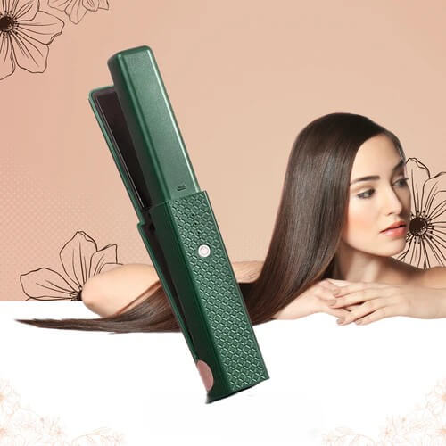 Mini Alisador de Bolsa -  Chapinha de cabelo e modelador de cachos portátil sem fio recarregável (cópia)