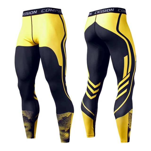 Calça Legging Flow: roupa esportiva de secagem rápida para academia, fitness, treino, corrida, calças esportivas de compressão
