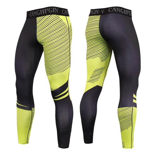 Calça Legging Flow: roupa esportiva de secagem rápida para academia, fitness, treino, corrida, calças esportivas de compressão