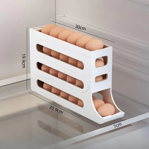 Dispenser Organizador de geladeira caixa de armazenamento para ovos