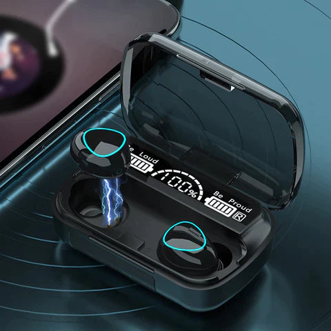 Fone de ouvido sem fio Bluetooth