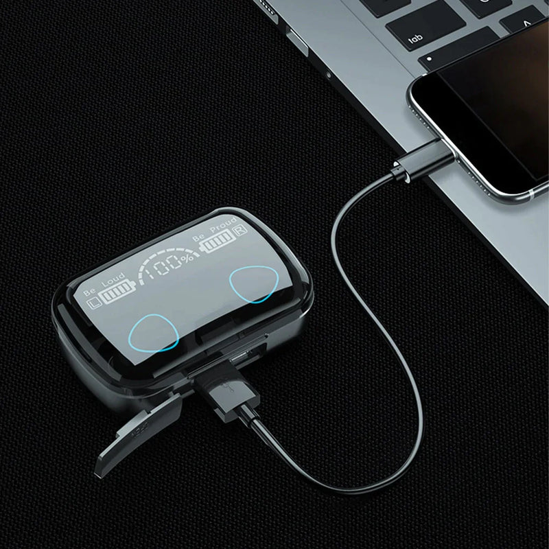 Fone de ouvido sem fio Bluetooth