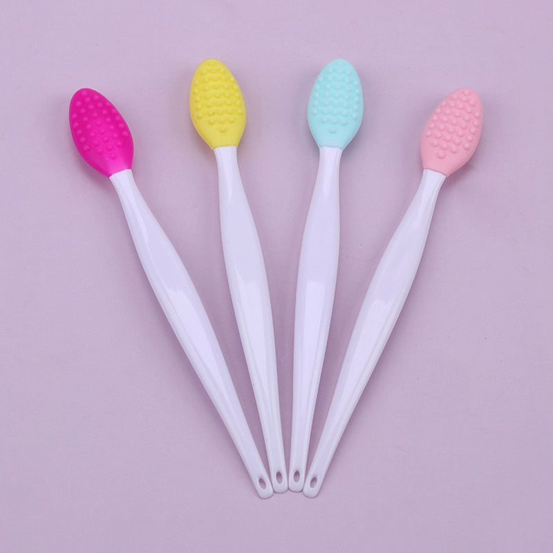 Escova de silicone esfoliante nariz e boca