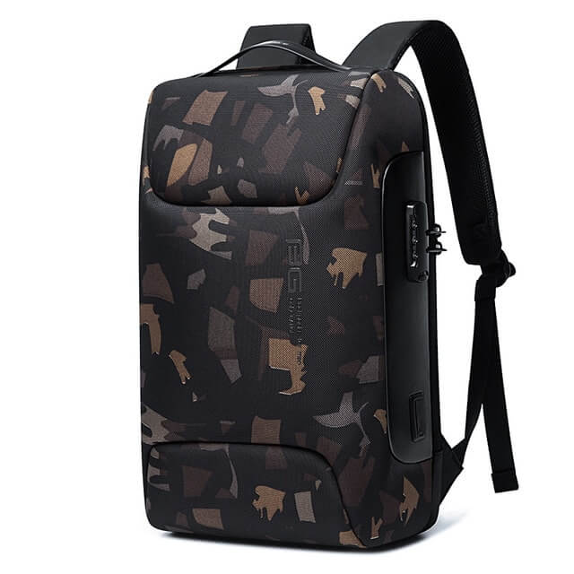 Mochila Masculina Impermeável Antifurto com cadeado TSA