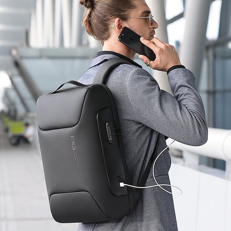 Mochila Masculina Impermeável Antifurto com cadeado TSA