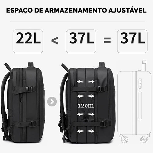Premium Bange - Mochila Masculina Expansível