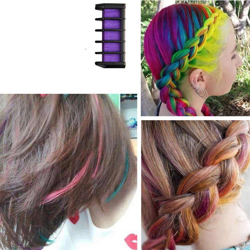 Kit Pentes De Giz várias cores - Transformadores De Mechas